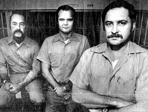 Convicted murderers Dennis Cartwright, Floyd Forsberg, and Rod Addicks